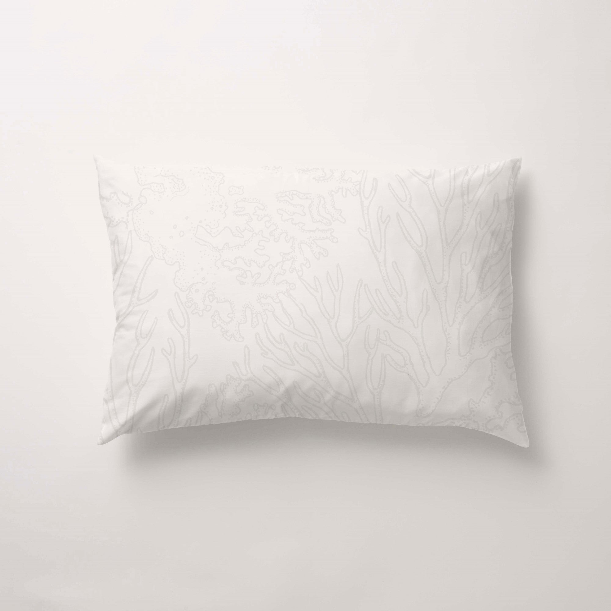 Funda de almohada popelín 300 hilos Begur Gris