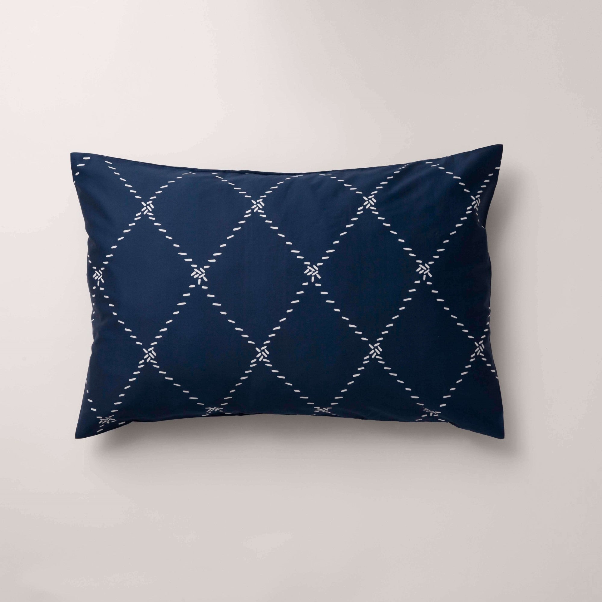 Funda de almohada popelín 300 hilos Benicàssim Marino