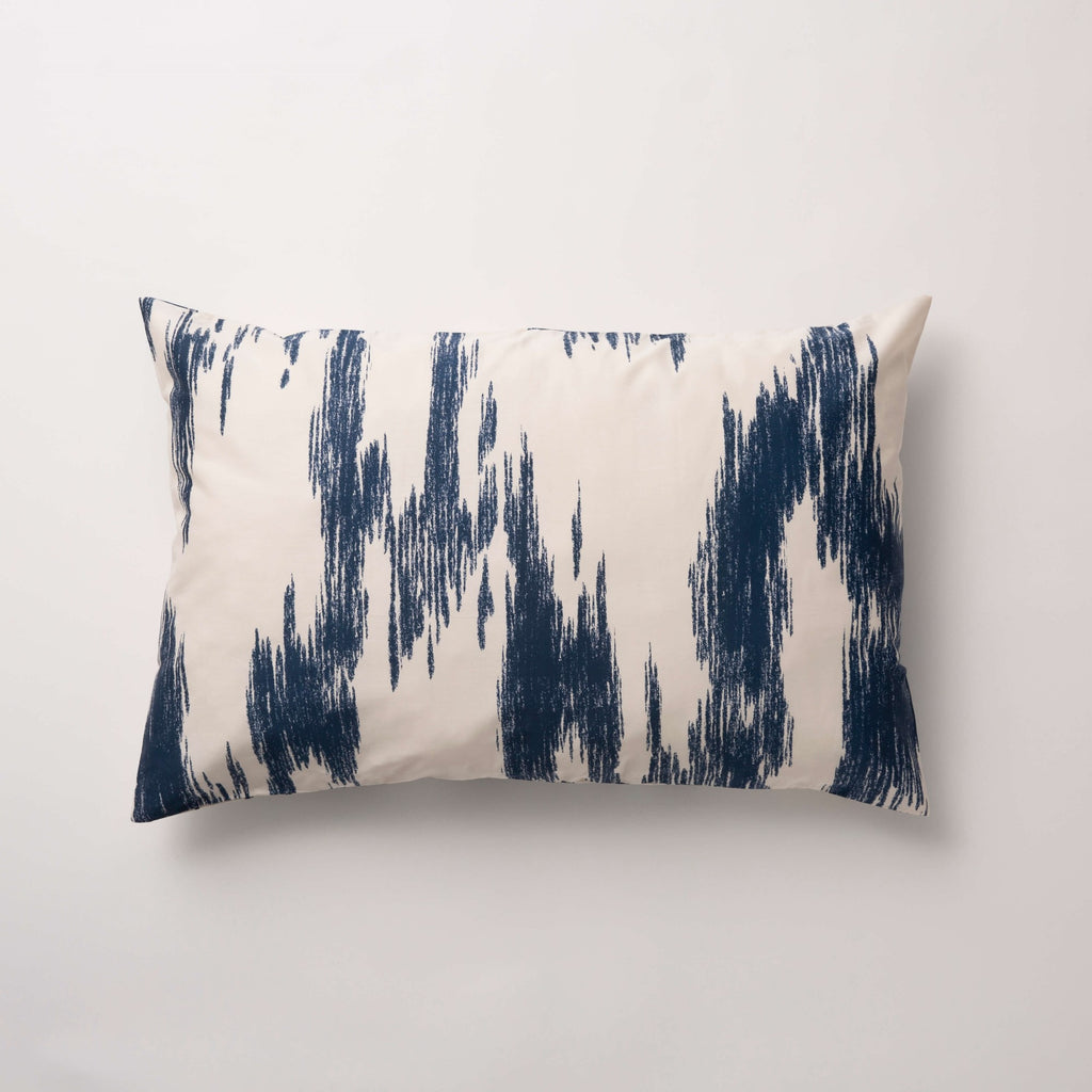 Funda de almohada popelín 300 hilos Mahón Azul Marino