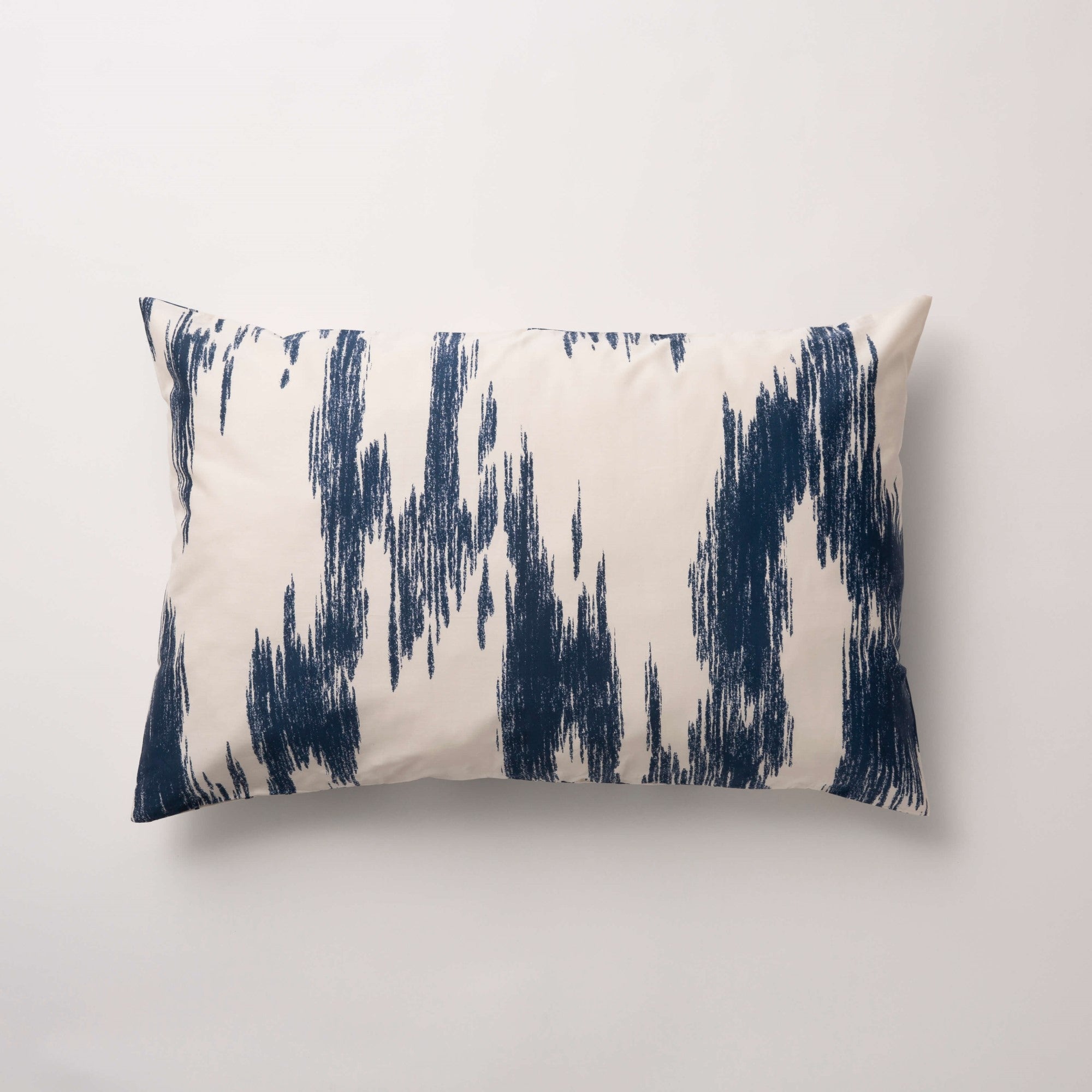 Funda de almohada popelín 300 hilos Mahón Azul Marino
