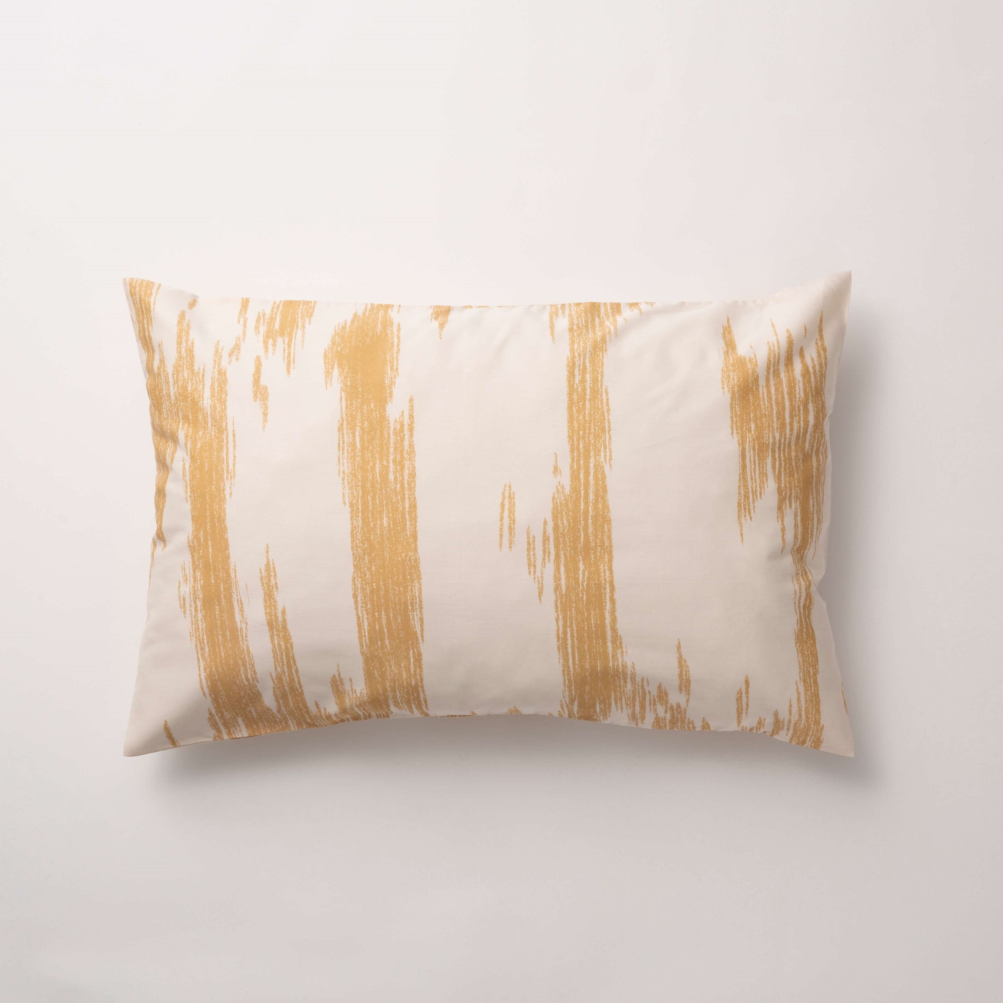 Funda de almohada popelín 300 hilos Mahón Mostaza