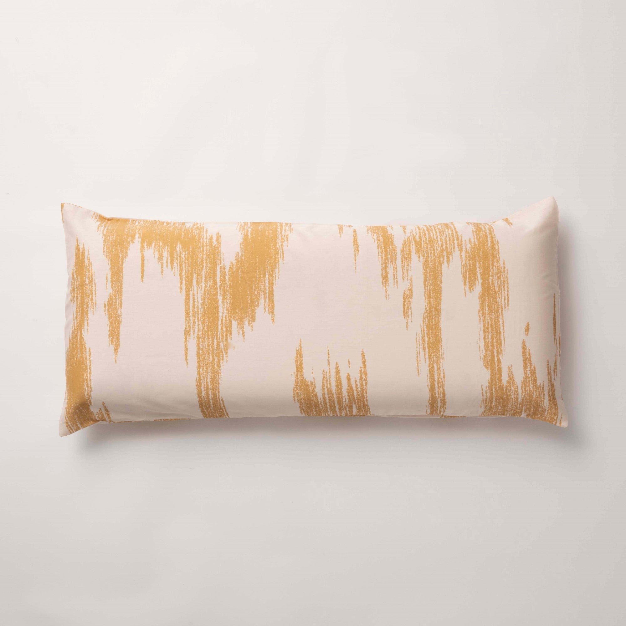 Funda de almohada popelín 300 hilos Mahón Mostaza