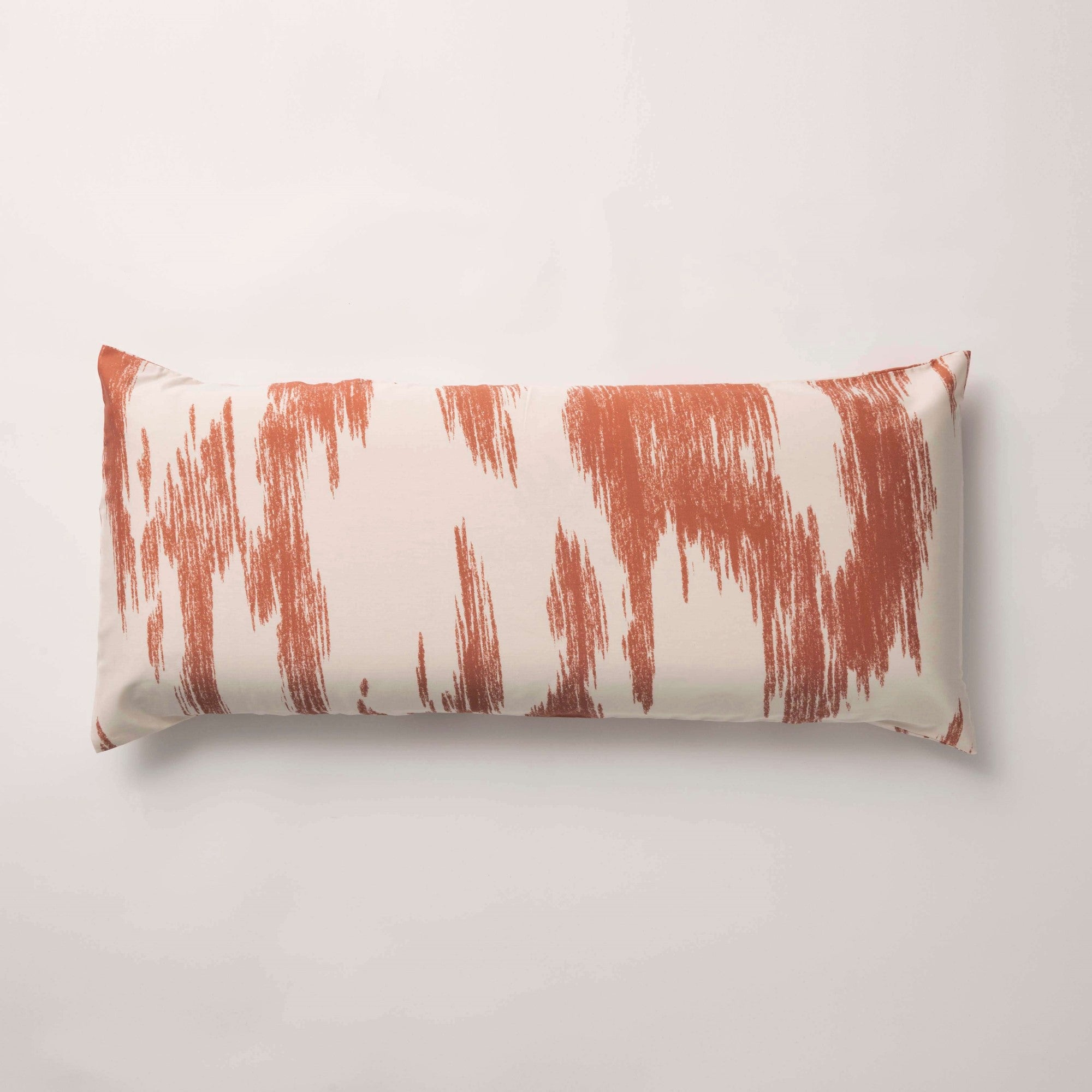Funda de almohada popelín 300 hilos Mahón Teja