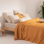 Funda nórdica jacquard Benisa Ocre