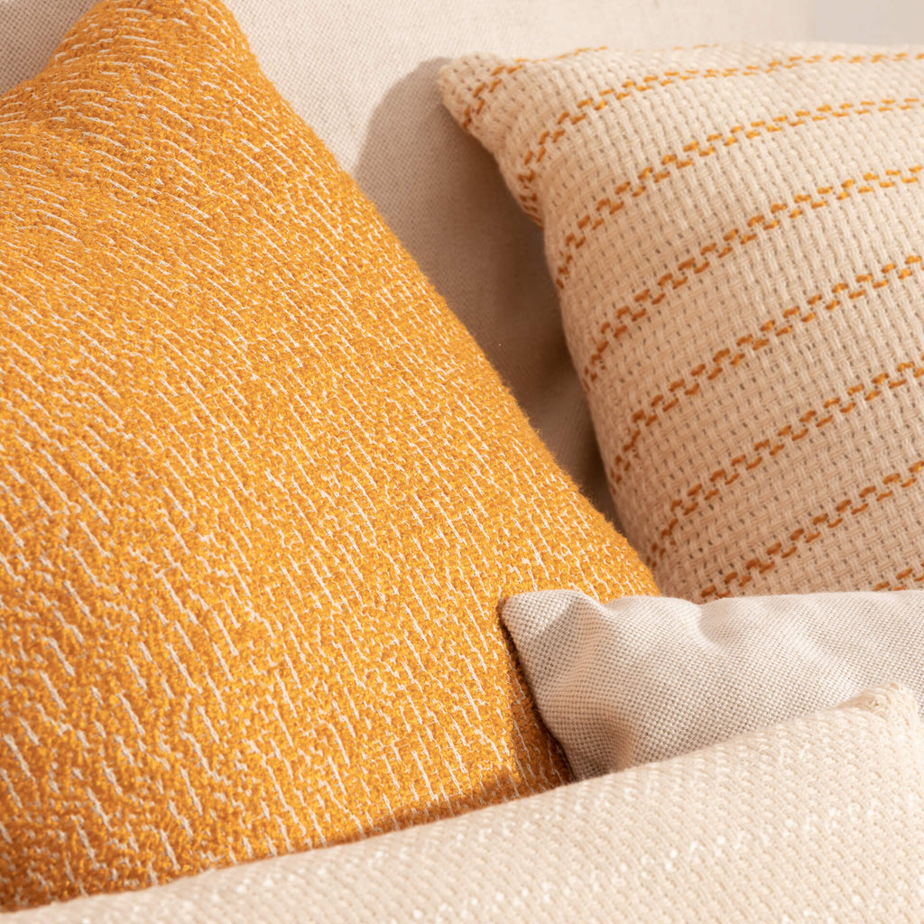 Funda nórdica jacquard Benisa Ocre
