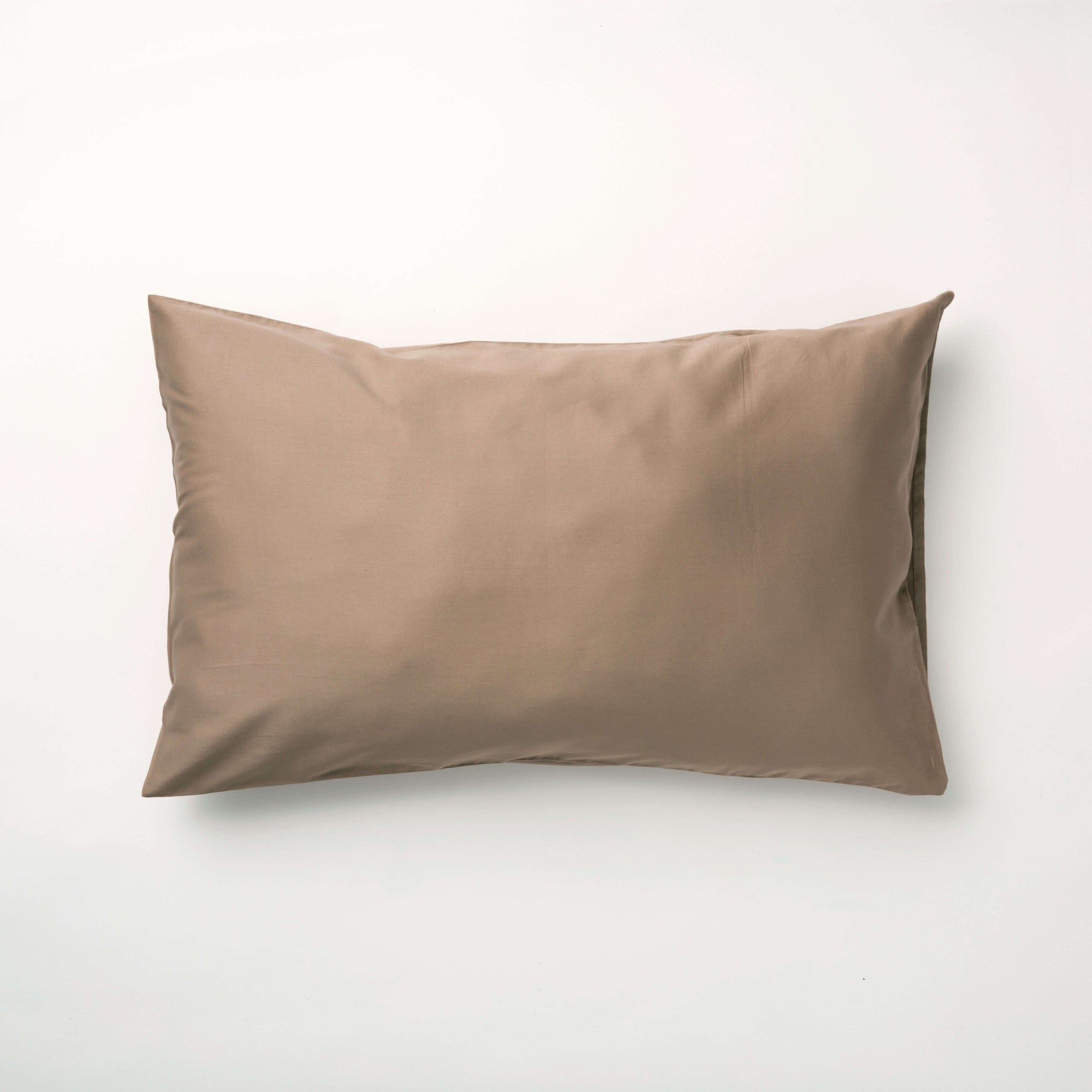 Funda de almohada satén 300 hilos Greige