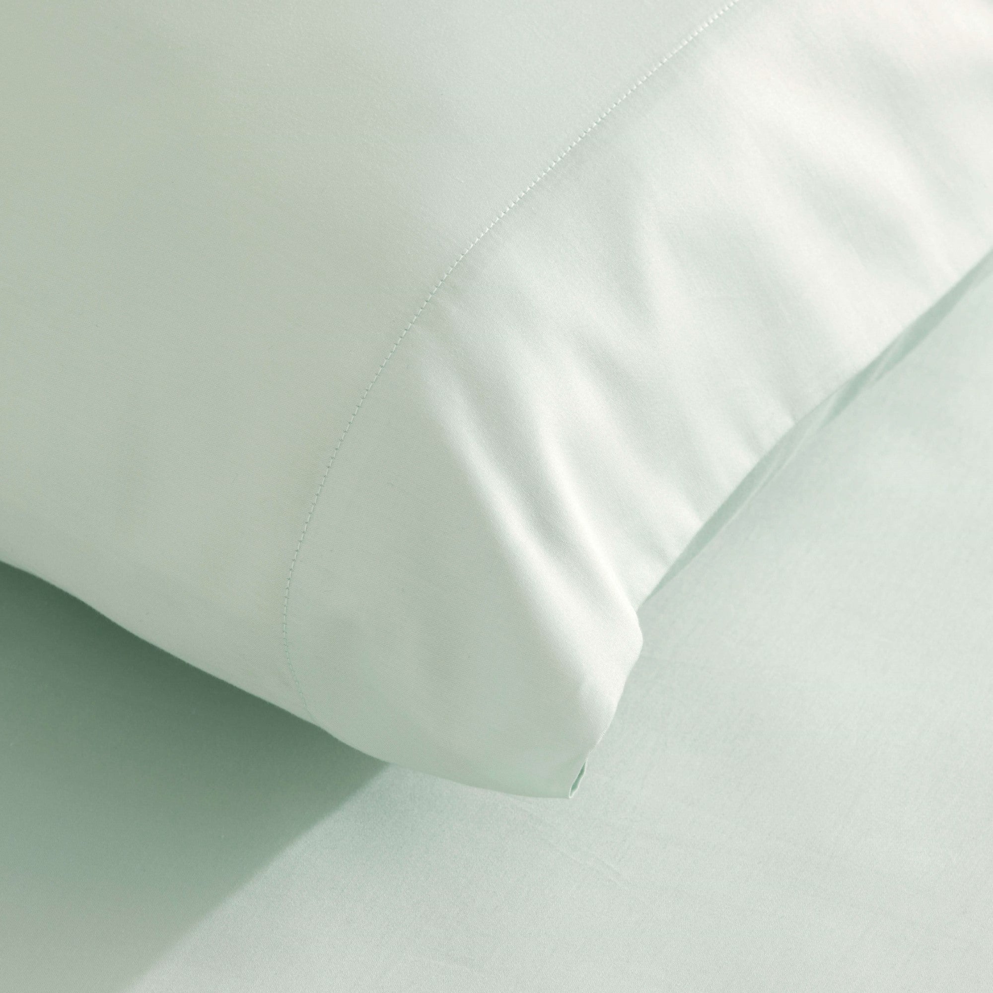 Funda de almohada satén 300 hilos Mint