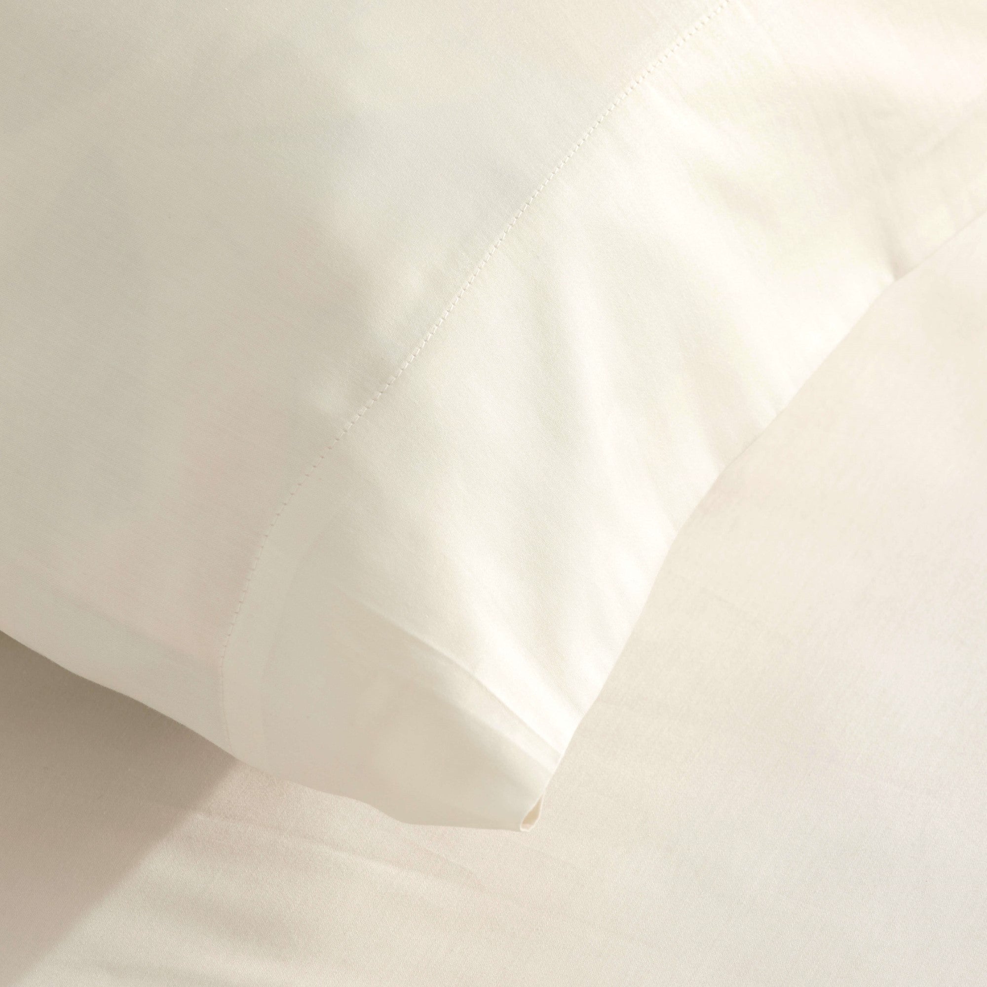 Funda de almohada satén 300 hilos Natural