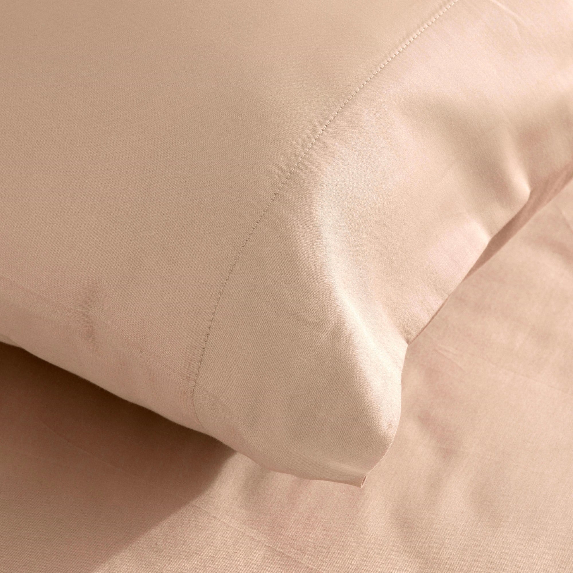 Funda de almohada satén 300 hilos Pink
