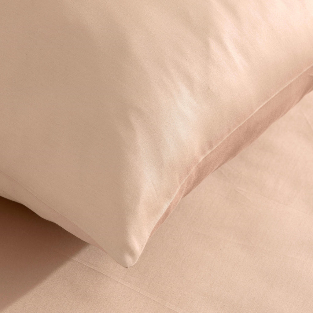 Funda de almohada satén 300 hilos Pink